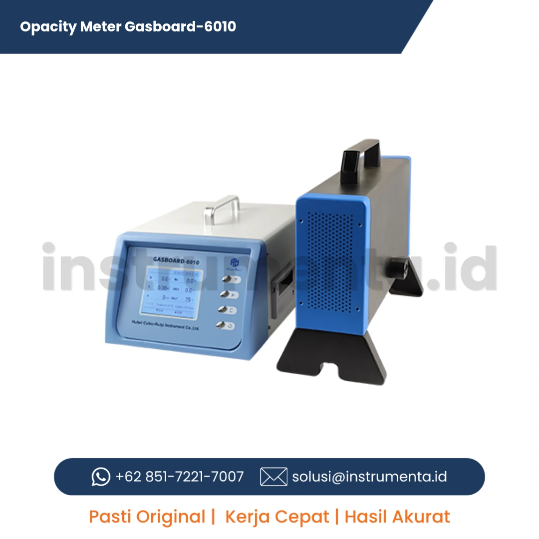 Distributor Resmi Gasboard-6010 Opacity Meter Alat Uji Kepekatan Asap Emisi Gas Buang Mesin Diesel